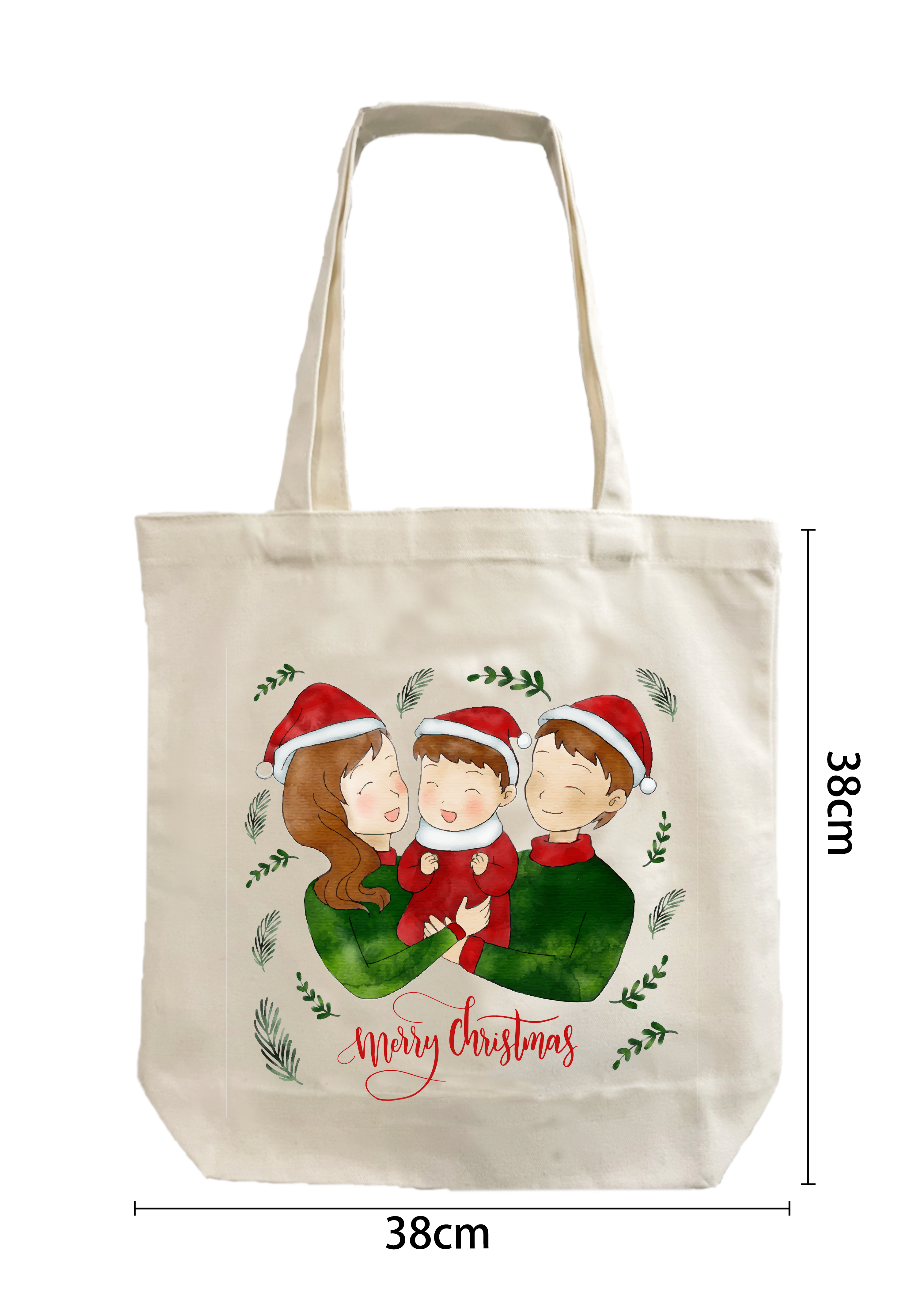 Tote Bag - Xmas Happy Family_2