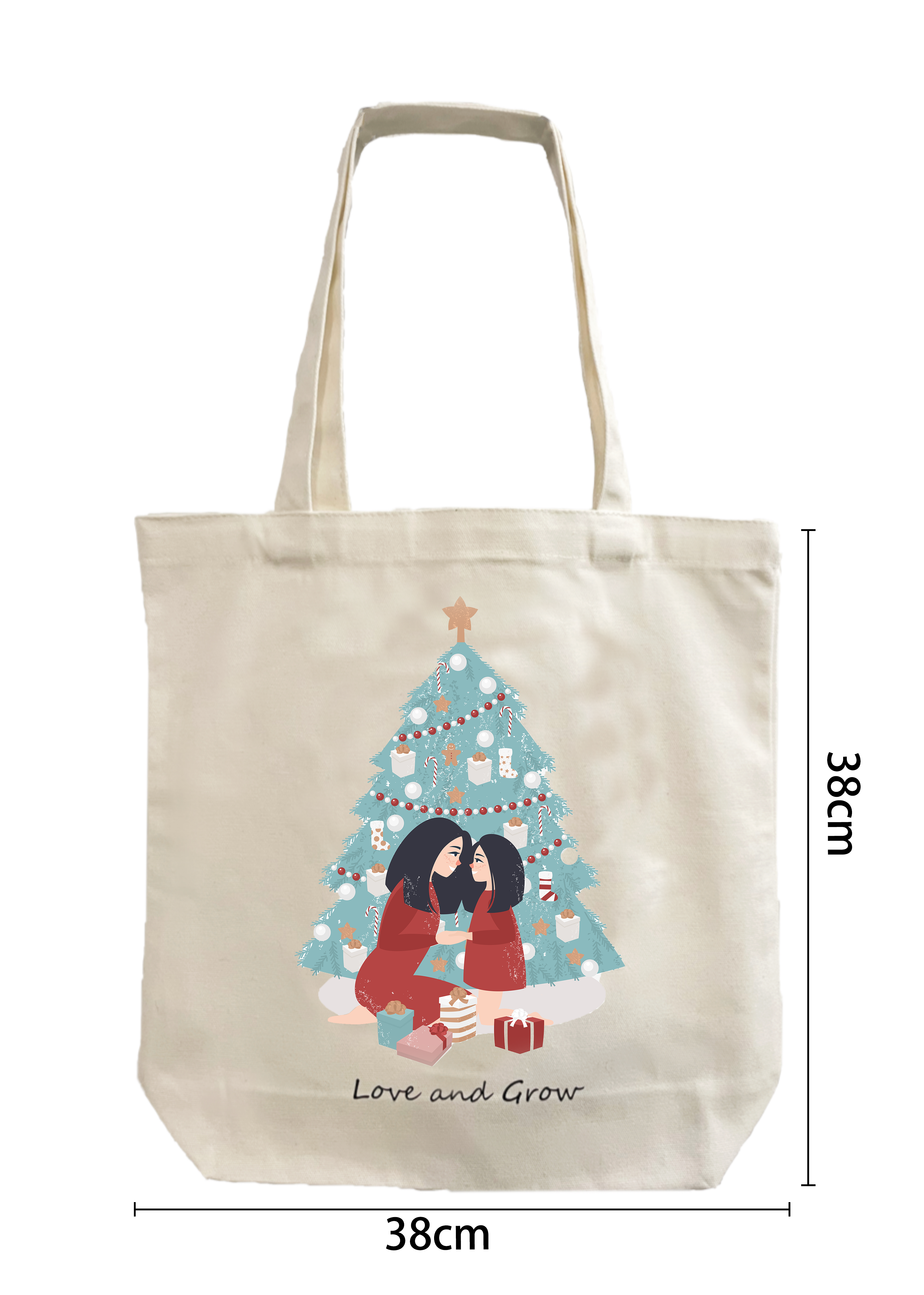 Tote Bag - Xmas Mom and Daugther