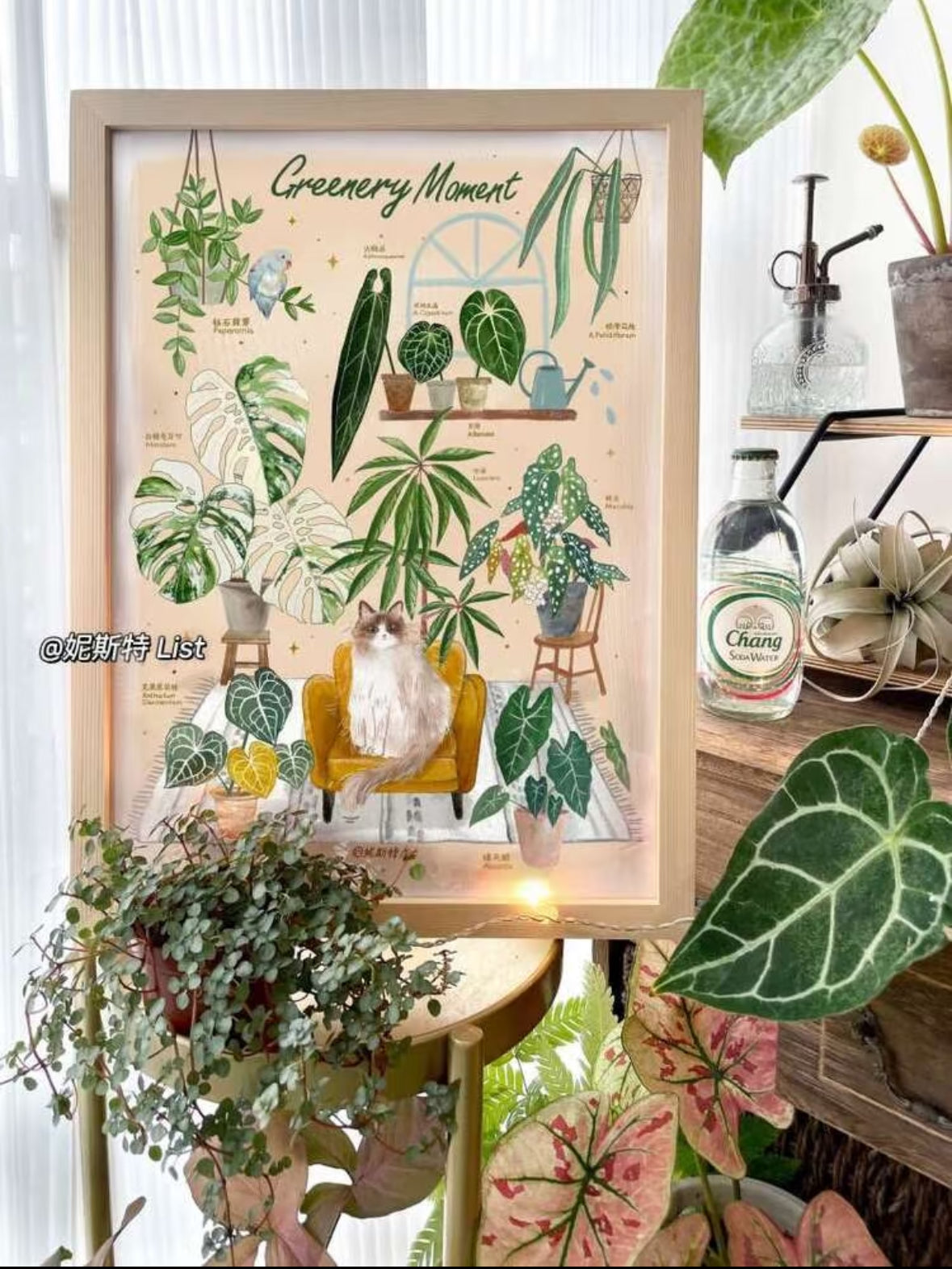 Tropical Art Print by ListLee – A4 (Unframed)@BC Warehouse