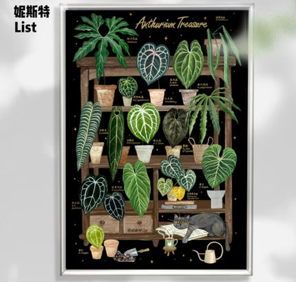 Tropical Art Print by ListLee – A4 (Unframed)@BC Warehouse
