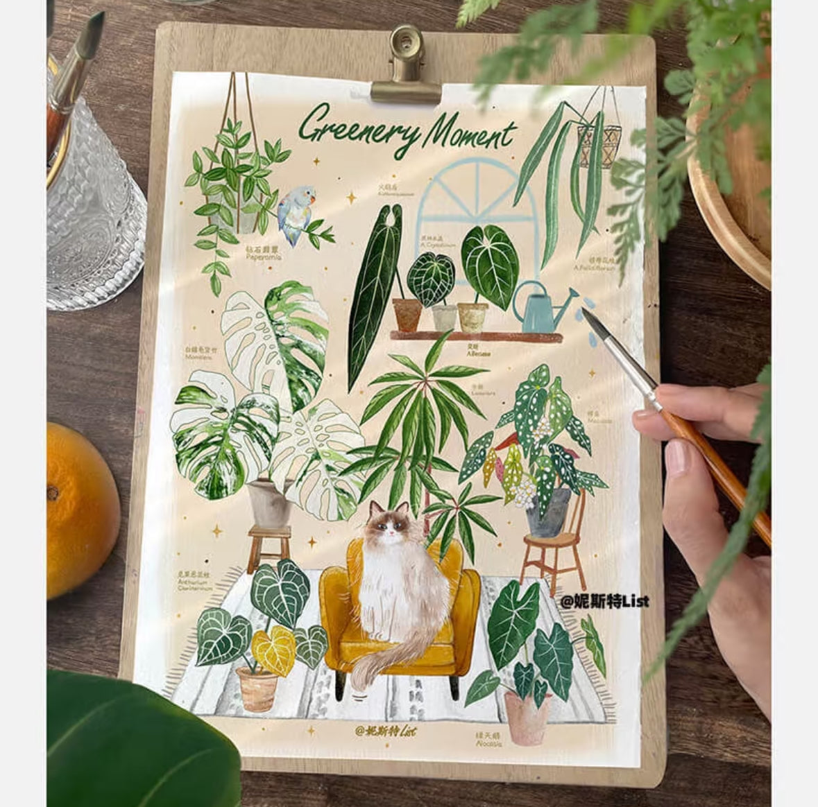 Tropical Art Print by ListLee – A4 (Unframed)@BC Warehouse