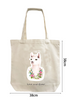 Tote Bag - Alpaca and Flower