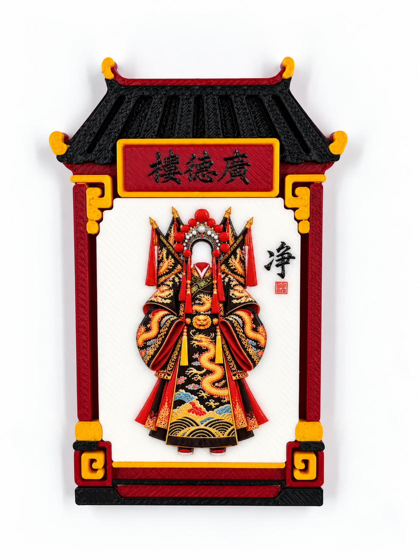 Aroids x Chinese Peking Opera Collectible Magnet