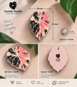 Tropical Leaf Magnet — Alocasia Series