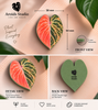 Tropical Leaf Magnet — Anthurium Series