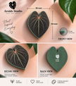 Tropical Leaf Magnet — Anthurium Series