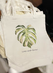 Tote Bag - Rare Variegated Monstera Leaf